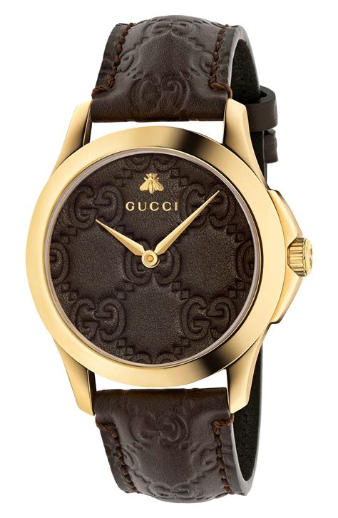 gucci grip watch singapore|Gucci watch leather strap.